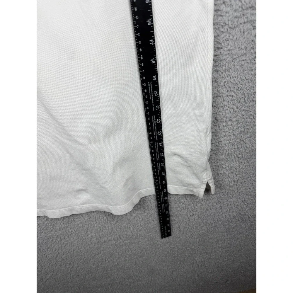 Burberry Brit Cotton Polo Shirt Men's Sz XX White Short Sleeve Nova Check